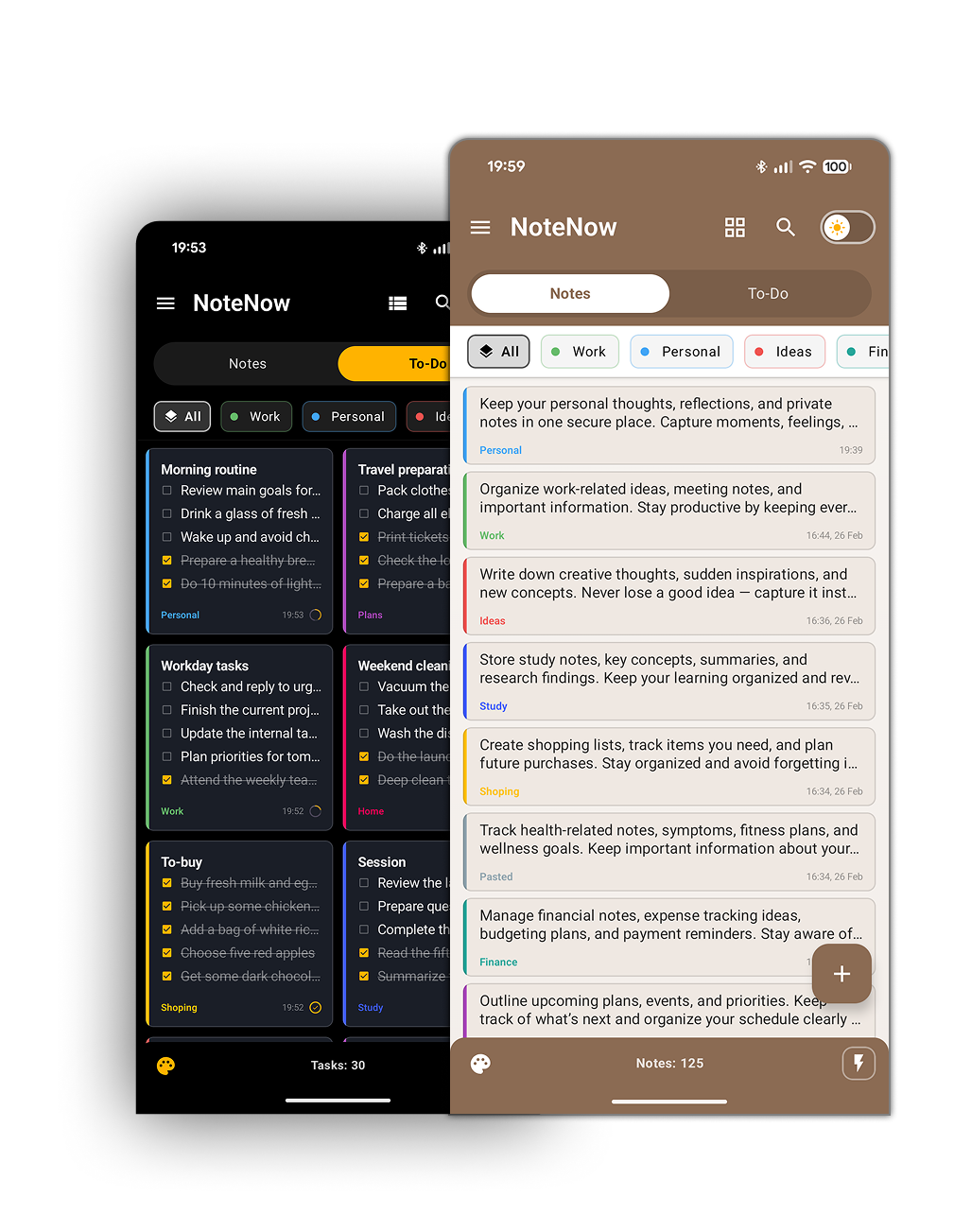 NoteNow - private notes and to-do lists
